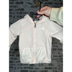 The North Face | baby light pink full zip hood